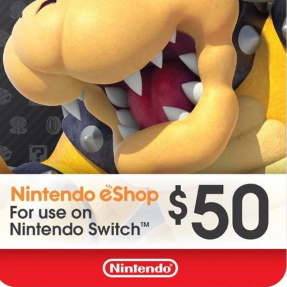 nintendo switch $50 digital gift card